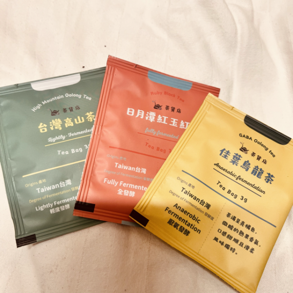 竹息MIT台灣茶包禮盒36包：紅玉紅茶12包+台灣高山茶12包+佳龍茶GABA茶12包：圖片 2