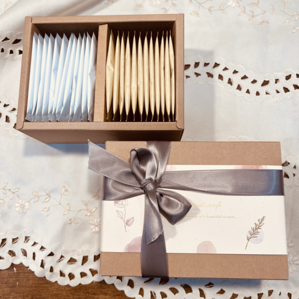 Teasney 鍛帶法式祝福 two 紅茶茶包茶葉禮盒（蜜香紅茶 12包＋紅玉紅茶包 12包）：圖片 2